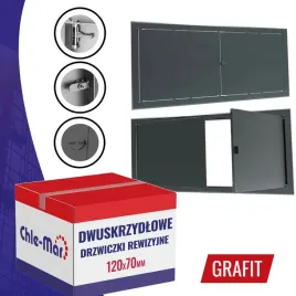 drzwiczki-rewizyjne-inspekcyjne-dwuskrzydlowe-maxi-120x70cm-grafit-pokretlo