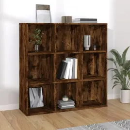 vidaxl-regal-na-ksiazki-przydymiony-dab-98x29x975-cm
