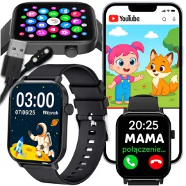 smartwatch-zegarek-dla-dzieci-dziecka-telefon-sms-bluetooth-ip68-czarny
