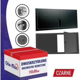drzwiczki-rewizyjne-inspekcyjne-dwuskrzydlowe-maxi-110x80cm-czarne-pokretlo