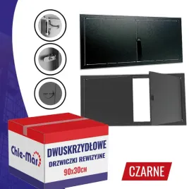 drzwiczki-rewizyjne-inspekcyjne-dwuskrzydlowe-maxi-90x30cm-czarne