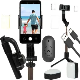reczny-stabilizator-obrazu-gimbal-selfiestick-statyw-2x-magnetyczne-lampki