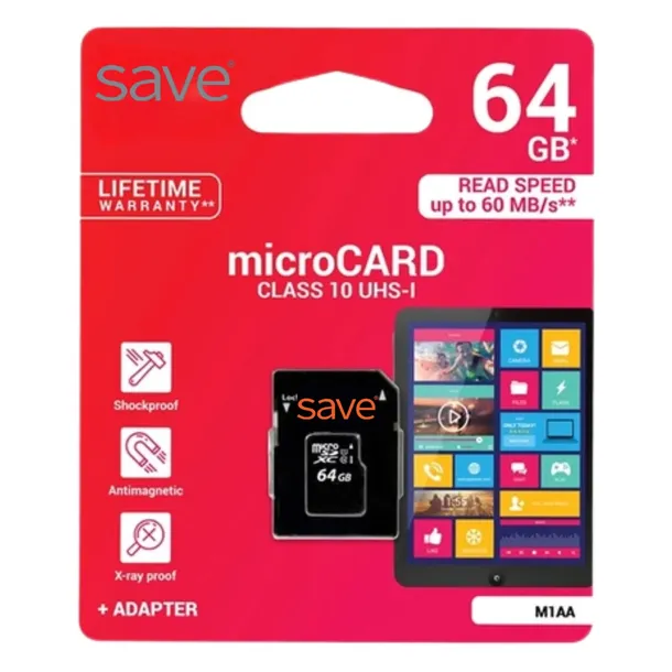 KARTA PAMIĘCI 64 GB MICRO SD TE679