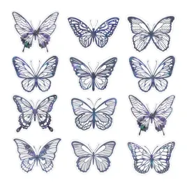 naklejki-na-sciane-motyle-holograficzne-czarne-12-szt