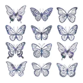 naklejki-na-sciane-motyle-holograficzne-czarne-12-szt