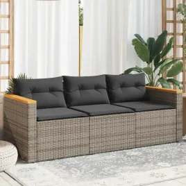 vidaxl-3-osobowa-sofa-ogrodowa-z-poduszkami-szara-polirattan