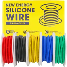przewod-silikonowy-20-awg-5x10m-czerwony-niebieski-zielony-zolty-czarny-50m