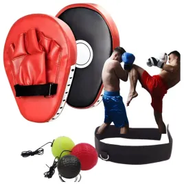 tarcza-lapa-bokserska-2szt-refleksowka-3-pilki-trening-mma-bushido-skora