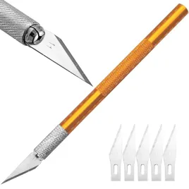 skalpel-11-precyzyjny-ostry-orange-ht-noz-modelarski-5x-ostrze-do-skalpela