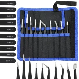 peseta-esd-zestaw-precyzyjny-do-elektroniki-modelarstwa-pincet-10szt-e-etui