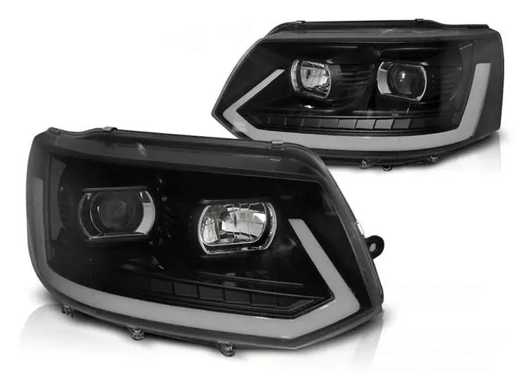 lampy-przednie-nowe-vw-t5-10-15-led-tube-black-t6-look-drl-lift-wersja-europejska