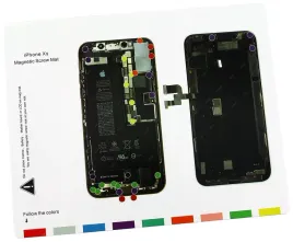 mata-magnetyczna-na-srubki-czesci-z-tapeta-iphone-xs-organizer-serwisowy