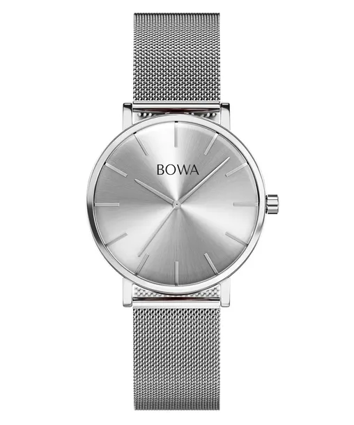 Zegarek damski BOWA Tokyo Silver-Black Tone Mesh 33 Bowa-TO335-55-165M