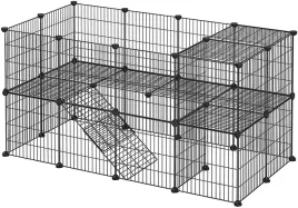 ogrodzenie-dla-zwierzat-2-poziomy-modulowe-obudowy-dla-malych-zwierzat