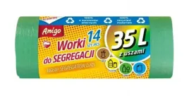 gosia-amigo-worki-do-segregacji-35l-z-uszami-zielone-szklo-14szt-7991