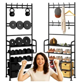 wieszak-stojak-na-ubrania-buty-i-czapki-7-poziomow-z-polkami-i-haczykami