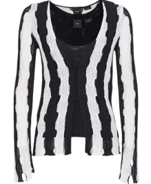 pinko-sweter-damski-w-paski-czarno-bialy-z-guzikami-dlugi-rekaw-xl-kwf
