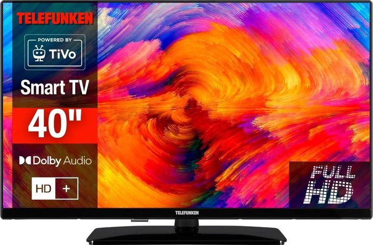 Telewizor SMART TV LED 40" Telefunken D40F755M7CWI FullHD DVB-T2 BEZRAMKOWY