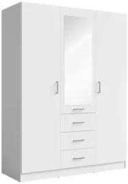 szafa-150-cm-z-lustrem-i-szufladami-przesuwna-kongo-bialy