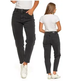 moraj-spodnie-jeansy-damskie-mom-fit-z-wysokim-stanem-czarne-40