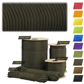 linka-edcx-4mm-paracord-550-army-green-30-m