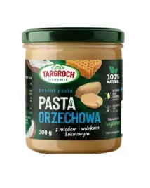 targroch-pasta-orzechowa-z-miodem-i-wiorkami-kokosowymi-300g