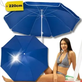 niebieski-parasol-220cm-na-plaze-plazowy-ogrodowy-lamany-skladany-biwakowy