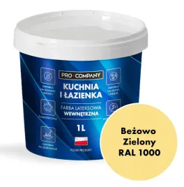 pro-company-farba-lateksowa-kuchnia-lazienka-1l-bezowo-zielony-ral-1000