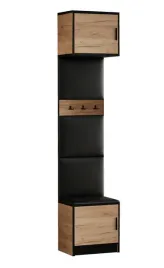 garderoba-dior-10-panel-dab-craft-ekoskora-czarna-z-nadstawka