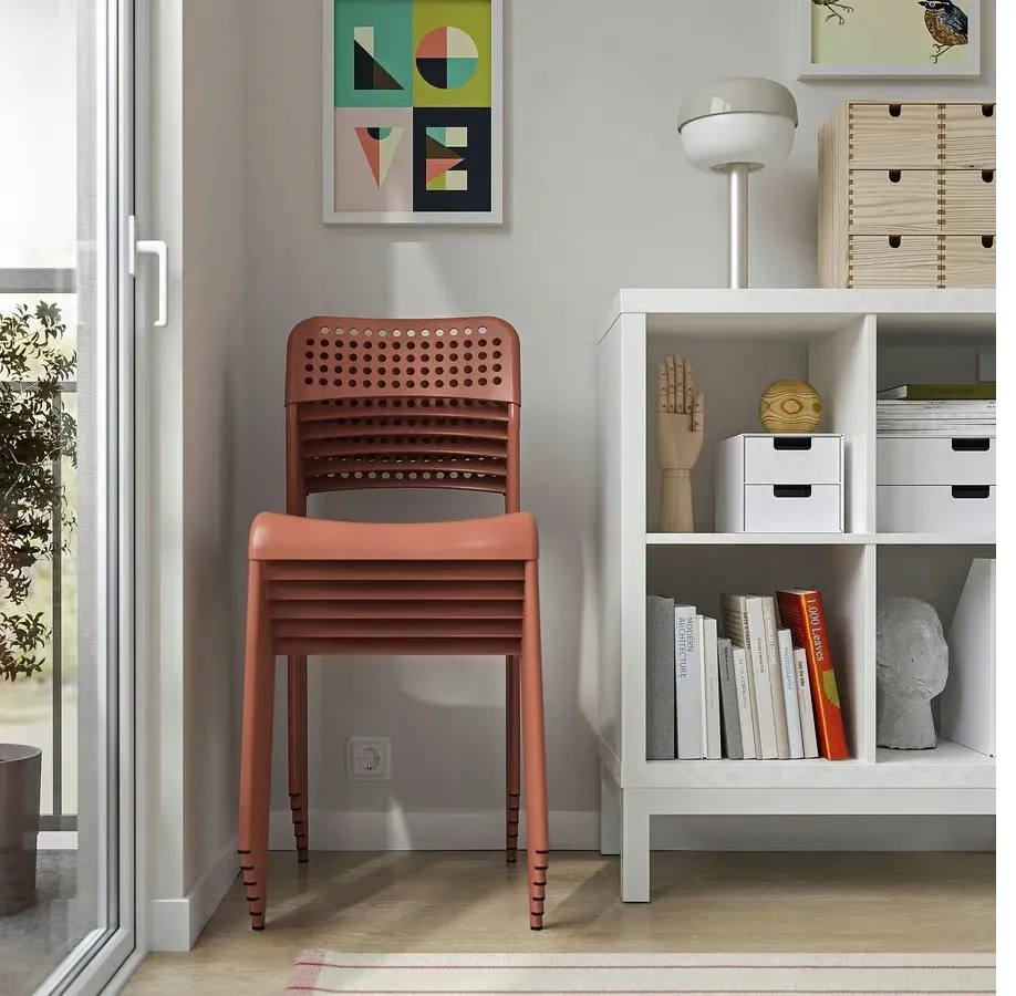 ikea-sandsberg-krzeslo-czerwonobrazowy