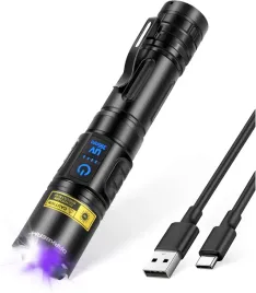 latarka-uv-395nm-led-2w1-usb-ladowana-10w