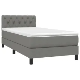 vidaxl-lozko-kontynentalne-z-materacem-ciemnoszara-tkanina-80x200-cm