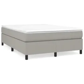 vidaxl-lozko-kontynentalne-z-materacem-jasnoszare-140x200-cm-tkanina