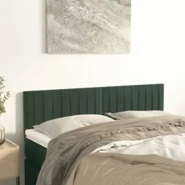 vidaxl-zaglowki-do-lozka-2-szt-ciemnozielone-72x5x78-88-cm-aksamit