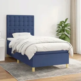 vidaxl-lozko-kontynentalne-z-materacem-niebieskie-tkanina-90x200-cm