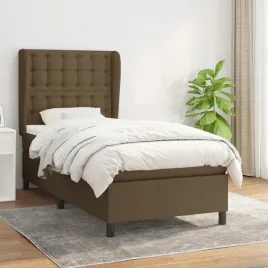 vidaxl-lozko-kontynentalne-z-materacem-brazowe-tkanina-100x200-cm
