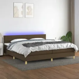 vidaxl-lozko-kontynentalne-z-materacem-brazowe-200x200-cm-tkanina
