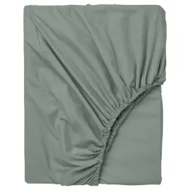 ikea-dvala-przescieradlo-z-gumka-szarozielony-100percent-bawelna-160x200-cm