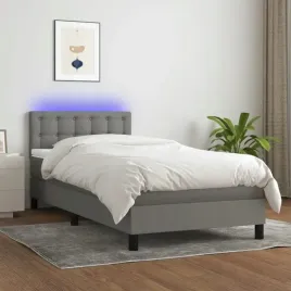 vidaxl-lozko-kontynentalne-z-materacem-ciemnoszara-tkanina-80x200-cm