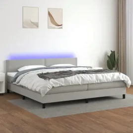 vidaxl-lozko-kontynentalne-z-materacem-jasnoszare-200x200cm-tkanina