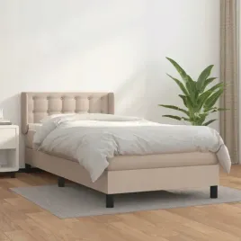 vidaxl-lozko-kontynentalne-z-materacem-cappuccino-ekoskora-90x200-cm