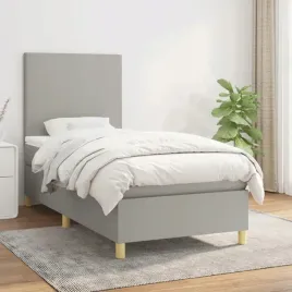 vidaxl-lozko-kontynentalne-z-materacem-jasnoszare-tkanina-90x190-cm