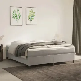 vidaxl-lozko-kontynentalne-z-materacem-jasnoszare-180x200cm-aksamit