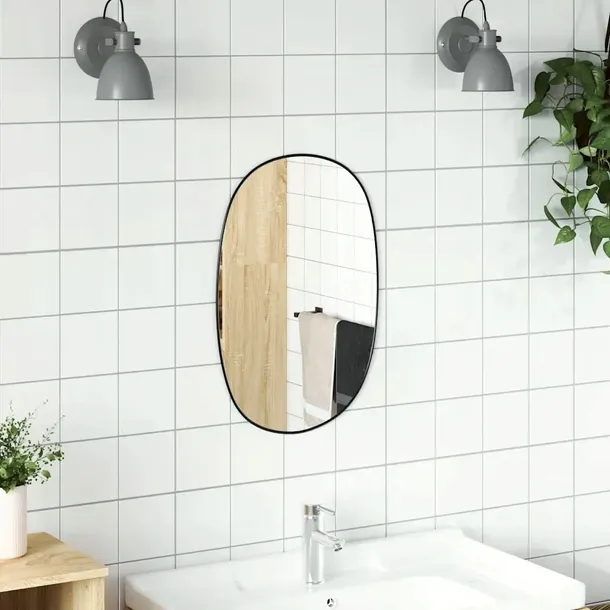 vidaxl-lustro-scienne-czarne-60x40-cm-ksztalt-owal