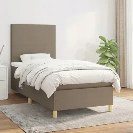 vidaxl-lozko-kontynentalne-z-materacem-taupe-tkanina-80x200-cm