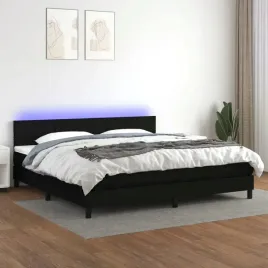 vidaxl-lozko-kontynentalne-z-materacem-czarne-200-x-200-cm-tkanina