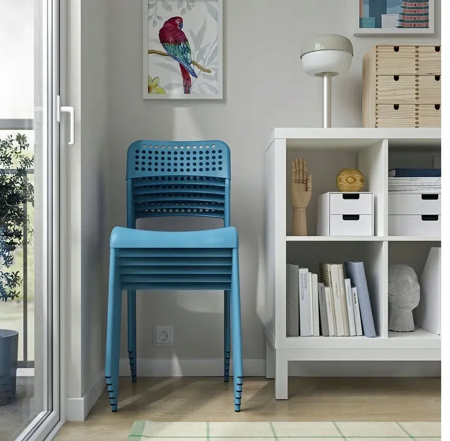 ikea-sandsberg-krzeslo-niebieski-stan-nowy
