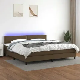 vidaxl-lozko-kontynentalne-z-materacem-brazowe-200x200-cm-tkanina