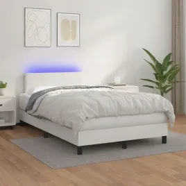 vidaxl-lozko-kontynentalne-z-materacem-i-led-biala-ekoskora-120x200cm