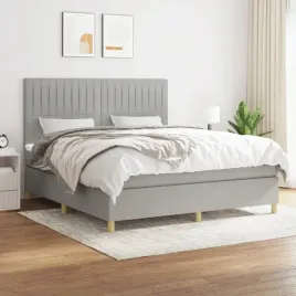 vidaxl-lozko-kontynentalne-z-materacem-jasnoszare-tkanina-180x200cm